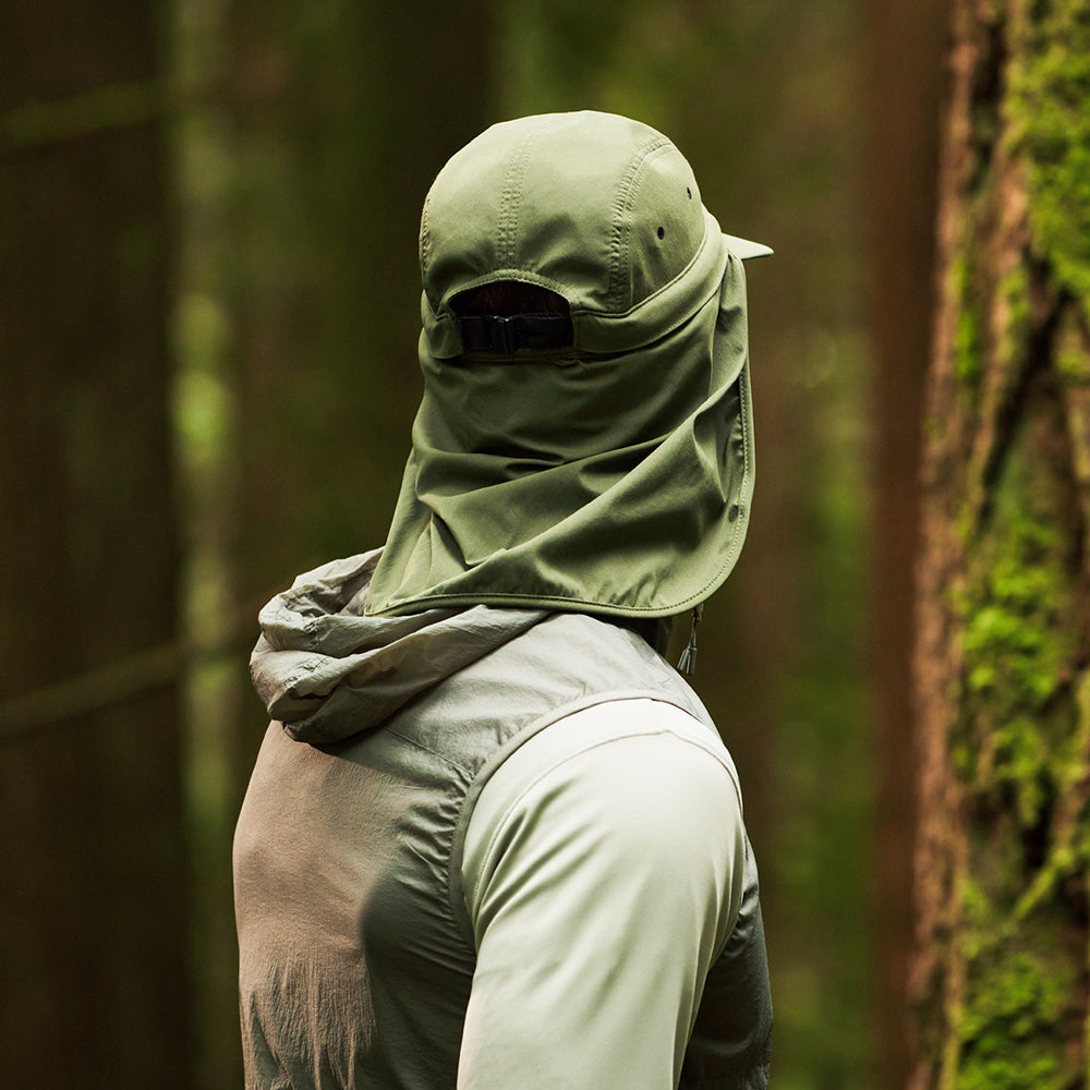 Tilley Hats Ultralight Sun Shield 5 Panel Cap - Olive