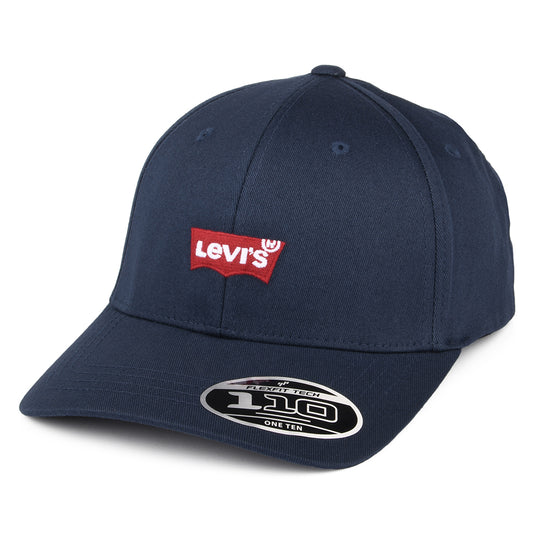 Levi's Hats Mid Batwing Flexfit Baseball Cap - Navy Blue