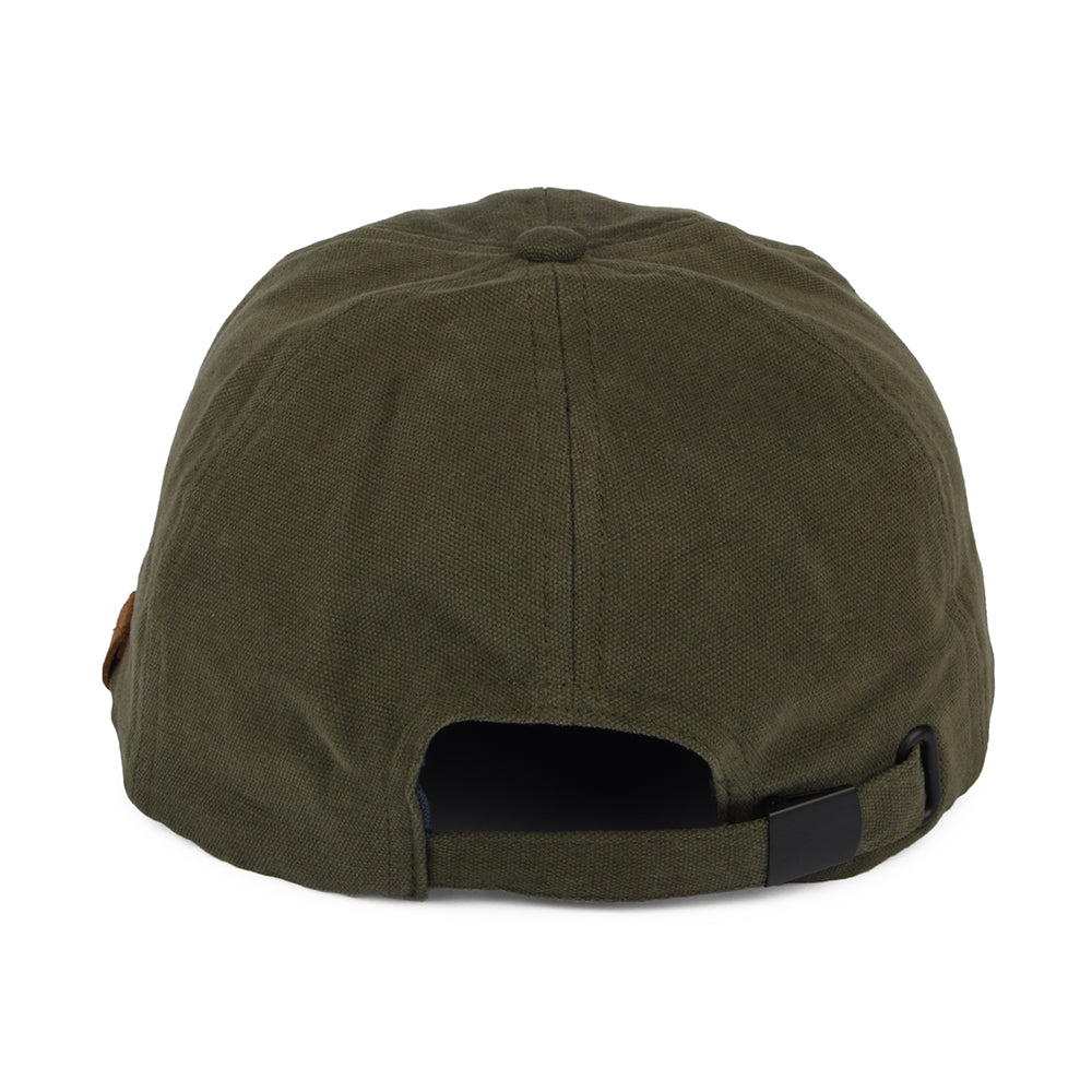 Failsworth Hats Cotton Canvas Baseball Cap - Khaki-Navy