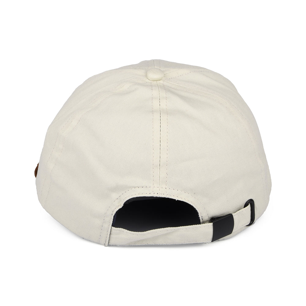 Failsworth Hats Cotton Canvas Baseball Cap - Stone-Navy