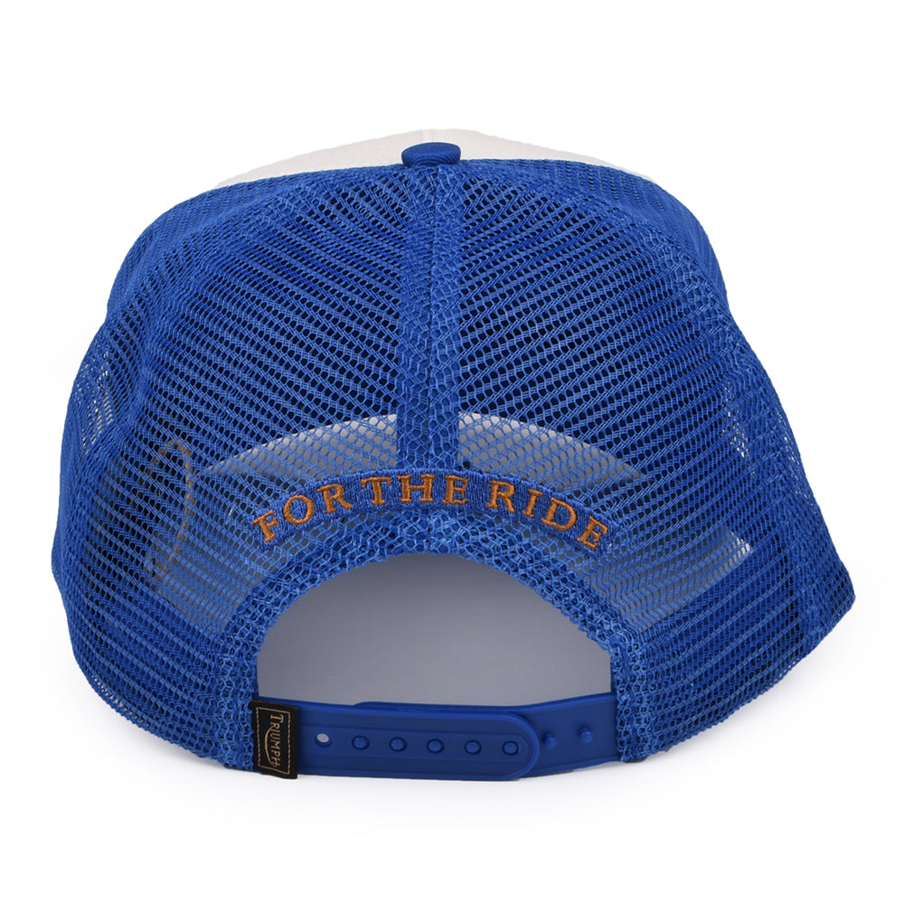 Triumph Motorcycles Oil Trucker Cap - Blue-White