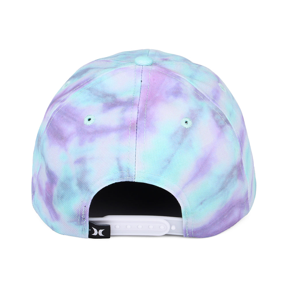 Hurley Hats Womens Pastel Tie Dye Baseball Cap - Teal