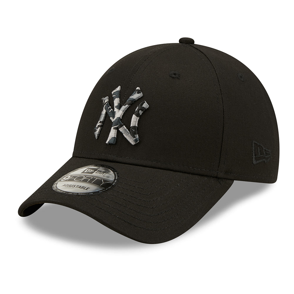 New Era 9FORTY New York Yankees Baseball Cap - MLB Camo Infill II - Black-Camo