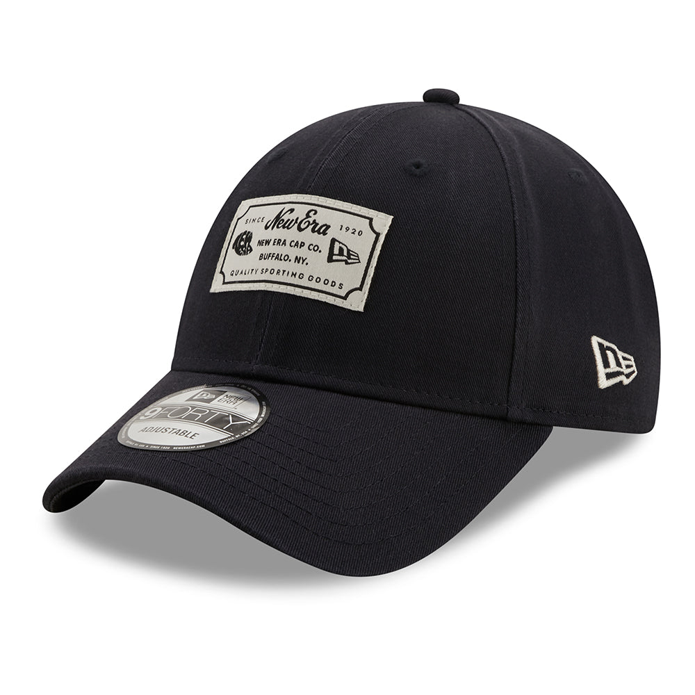 New Era 9FORTY Baseball Cap - NE Heritage - Navy Blue