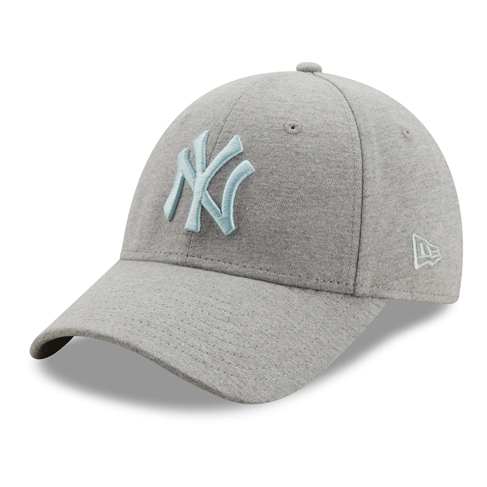 New Era Womens 9FORTY New York Yankees Baseball Cap - MLB Jersey - Grey-Light Blue