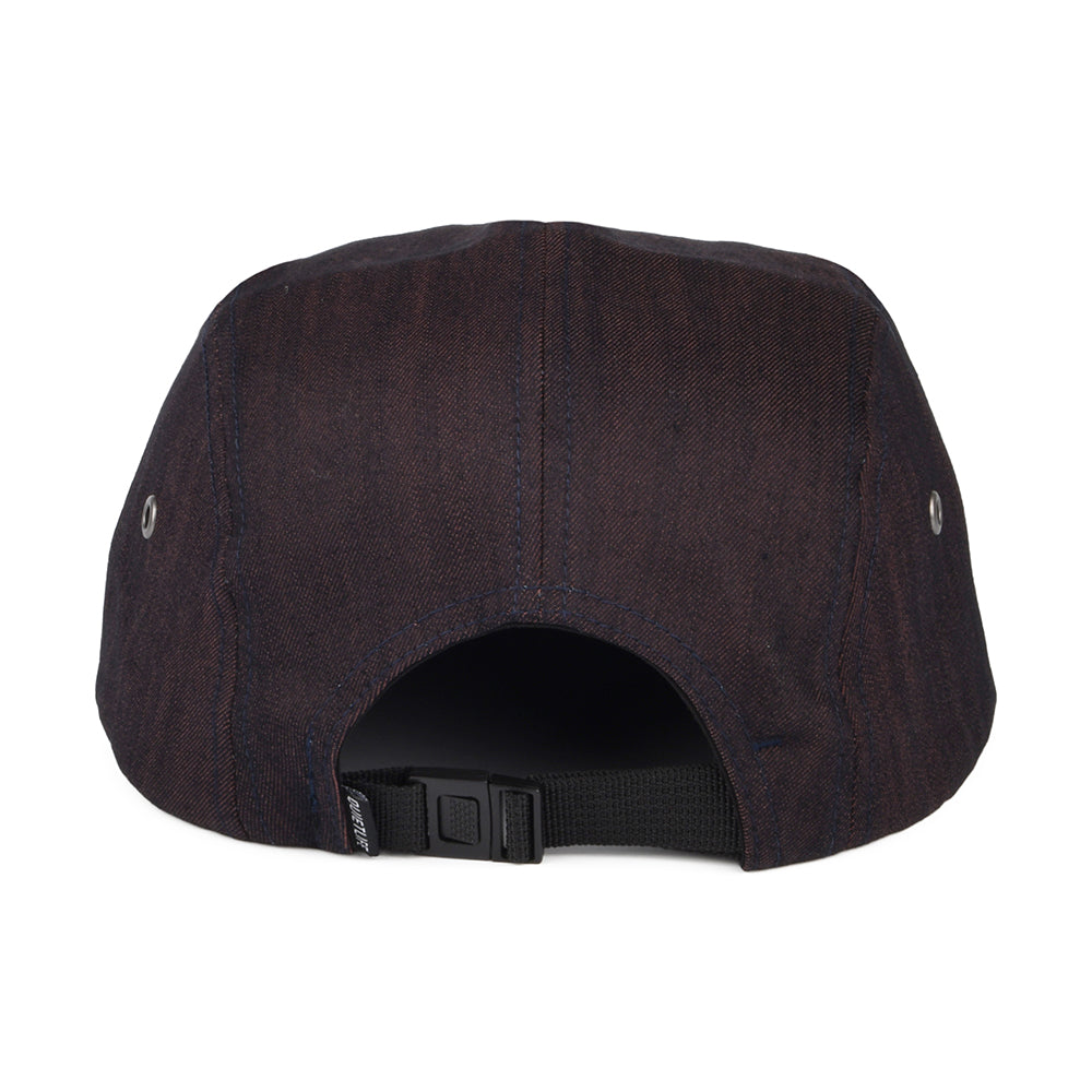The Quiet Life Hats Overdyed Denim 5 Panel Cap - Denim