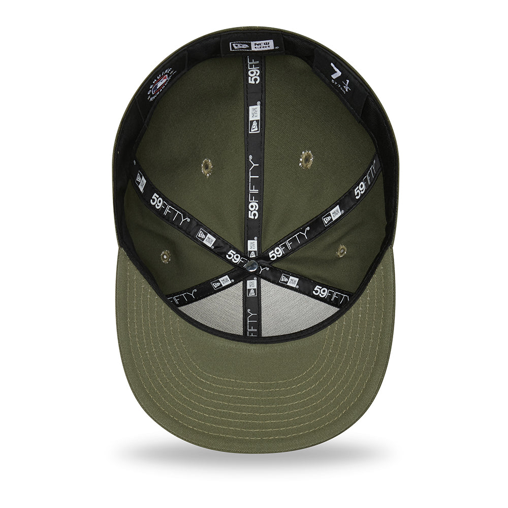 New Era 59FIFTY New York Yankees Baseball Cap - MLB League Essential - Olive-Stone