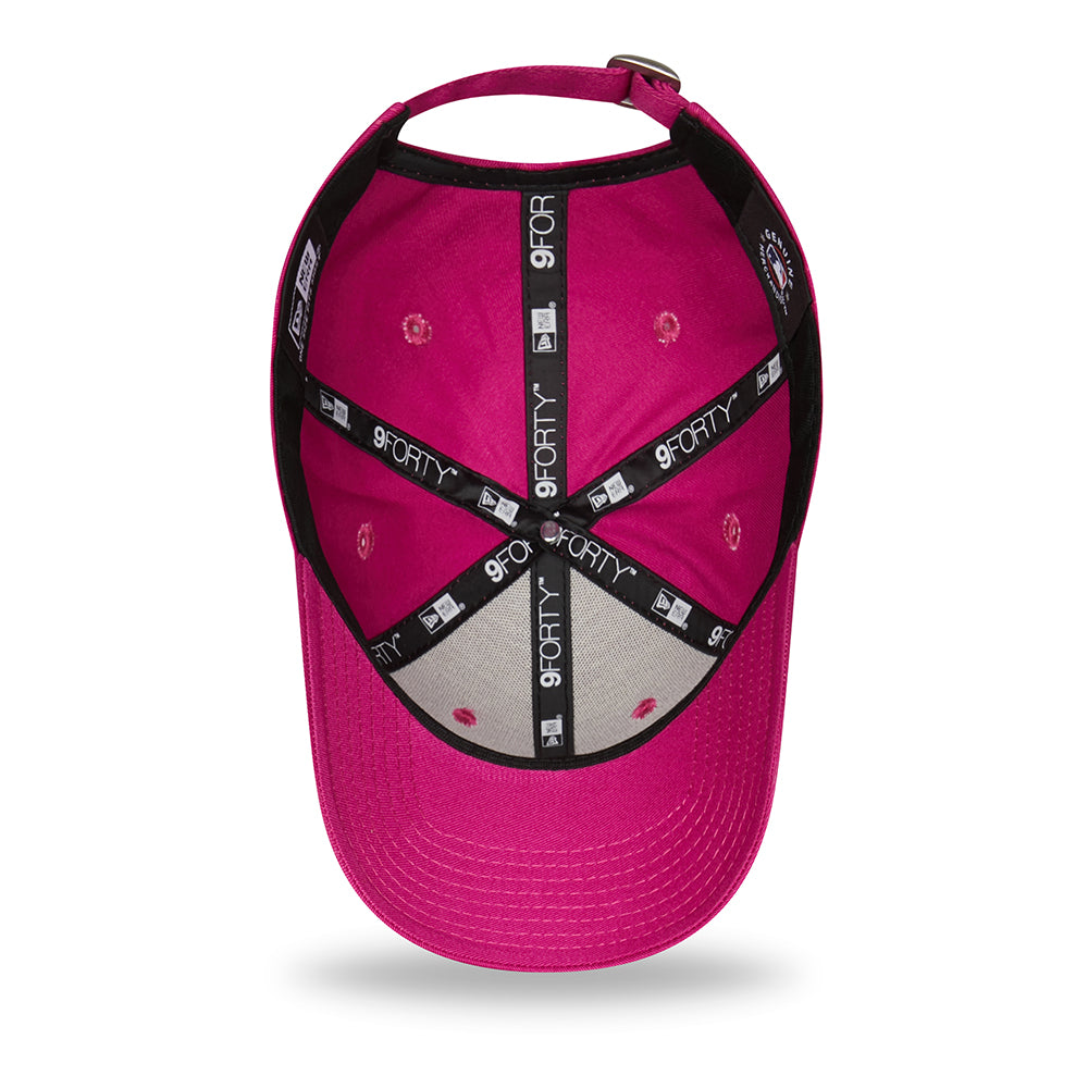 New Era Womens 9FORTY New York Yankees Baseball Cap - MLB League Essential - Pink-White