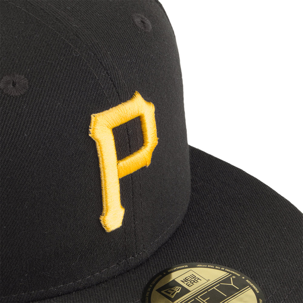 New Era 59FIFTY Pittsburgh Pirates Baseball Cap - MLB On Field AC Perf - Black