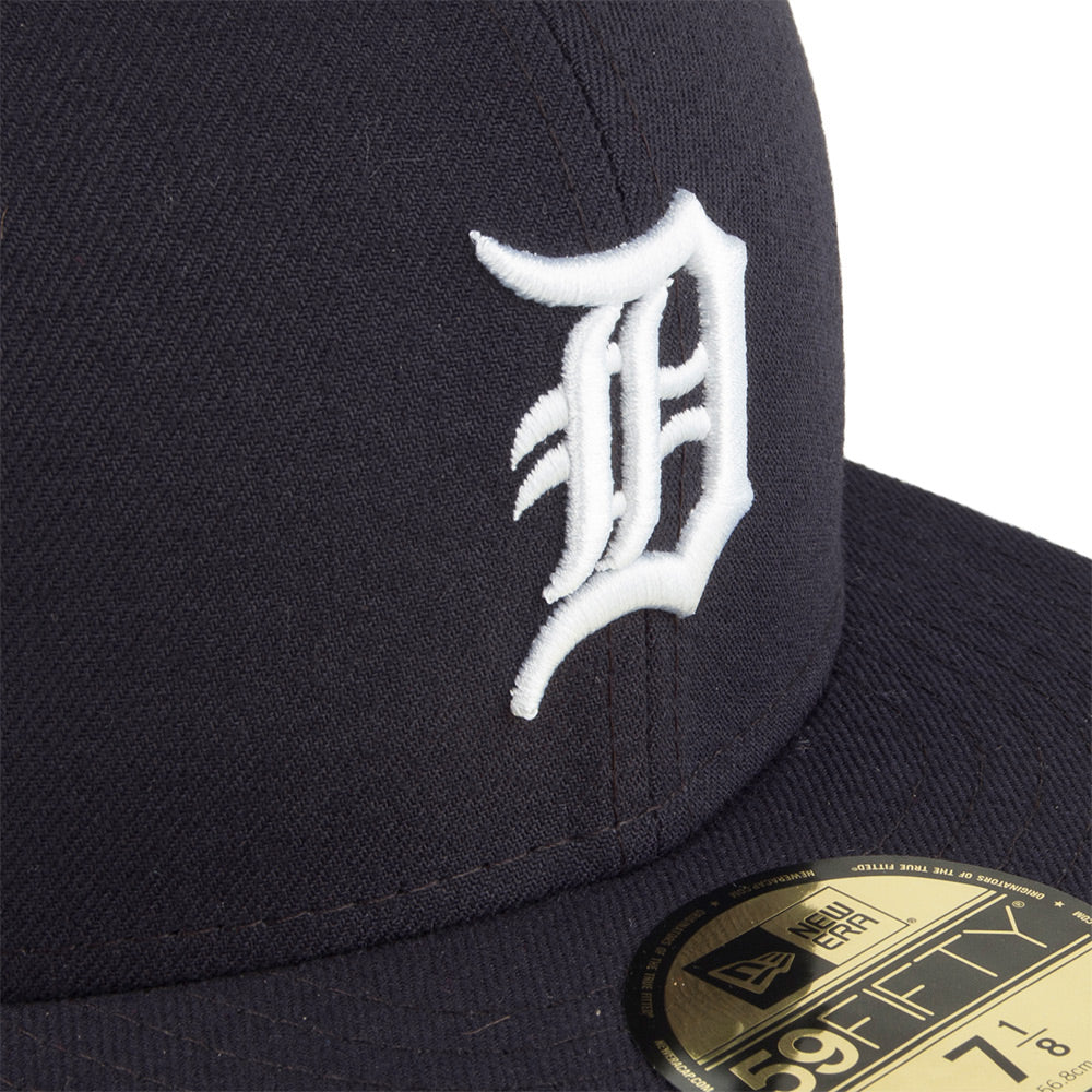 New Era 59FIFTY Detroit Tigers Baseball Cap - MLB On Field AC Perf - Navy Blue