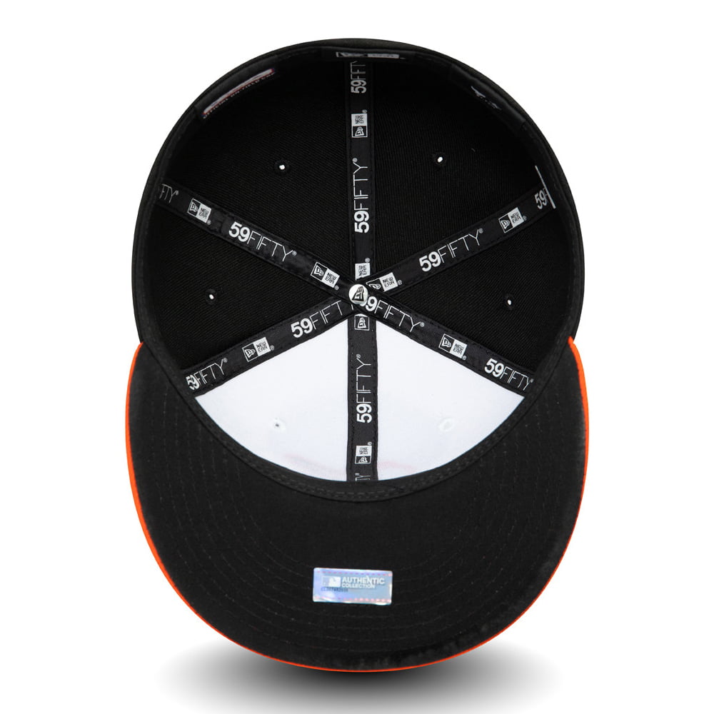 New Era 59FIFTY Baltimore Orioles Baseball Cap - MLB On Field AC Perf - White-Orange