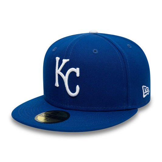 New Era 59FIFTY Kansas City Royals Baseball Cap - MLB On Field AC Perf - Royal Blue