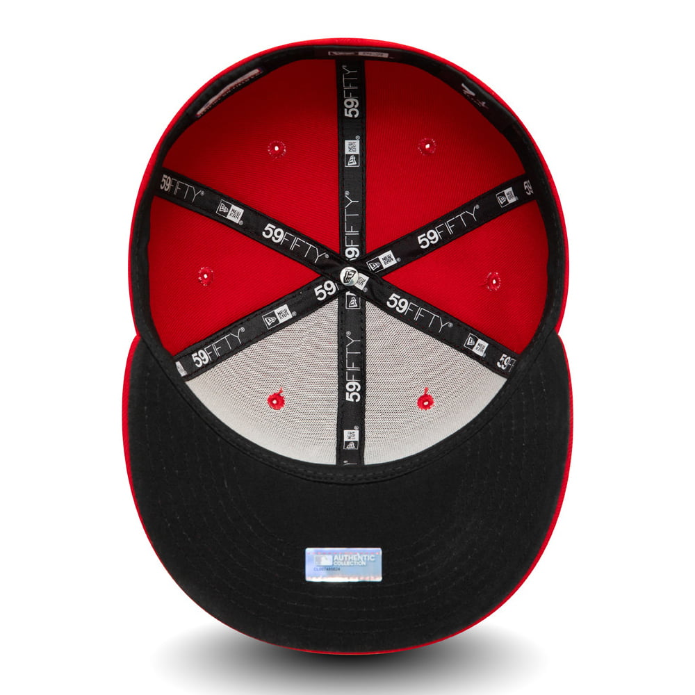 New Era 59FIFTY Los Angeles Angels Baseball Cap - MLB On Field AC Perf - Red