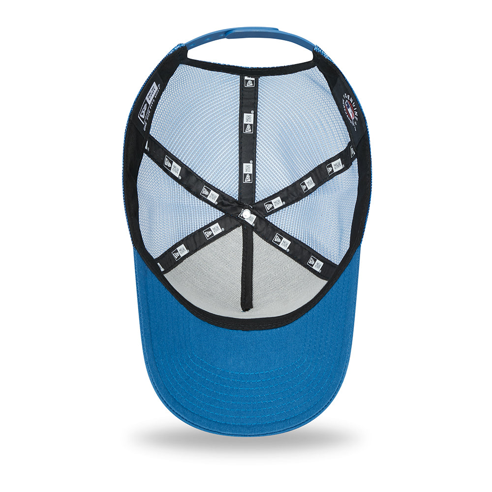 New Era 9FORTY L.A. Dodgers A-Frame Trucker Cap - MLB Tonal Mesh - Blue