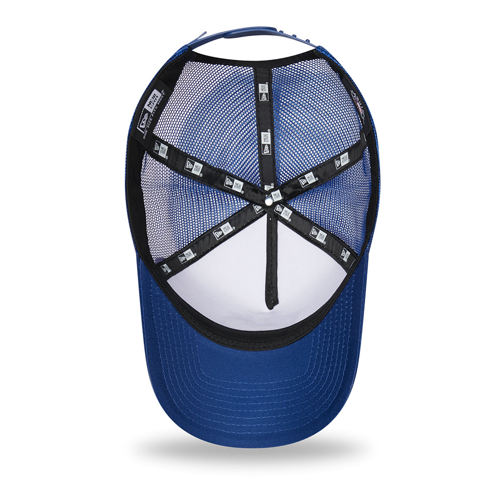 New Era L.A. Dodgers A-Frame Trucker Cap - MLB Stadium Food - Royal Blue-White