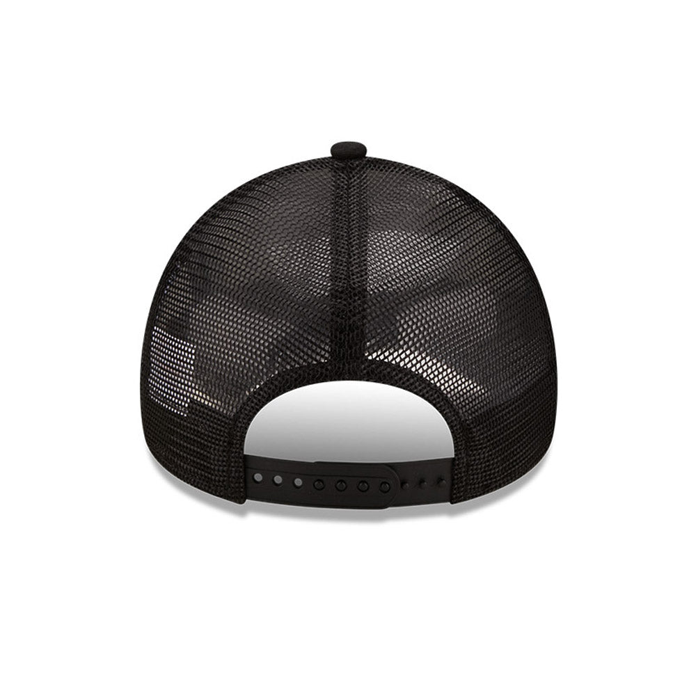New Era Pizza A-Frame Trucker Cap - Food Pack - Black-White