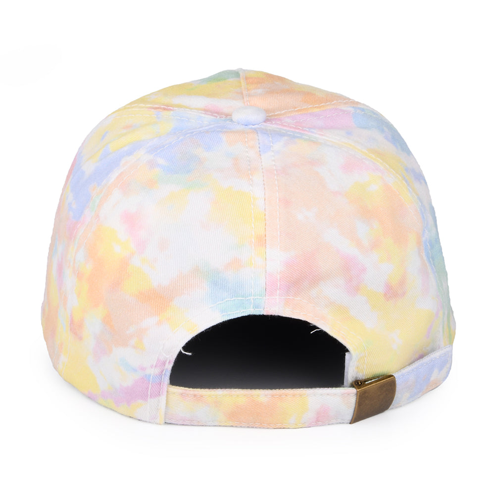 Billabong Hats Beach Club Tie Dye Baseball Cap - White-Pink-Yellow