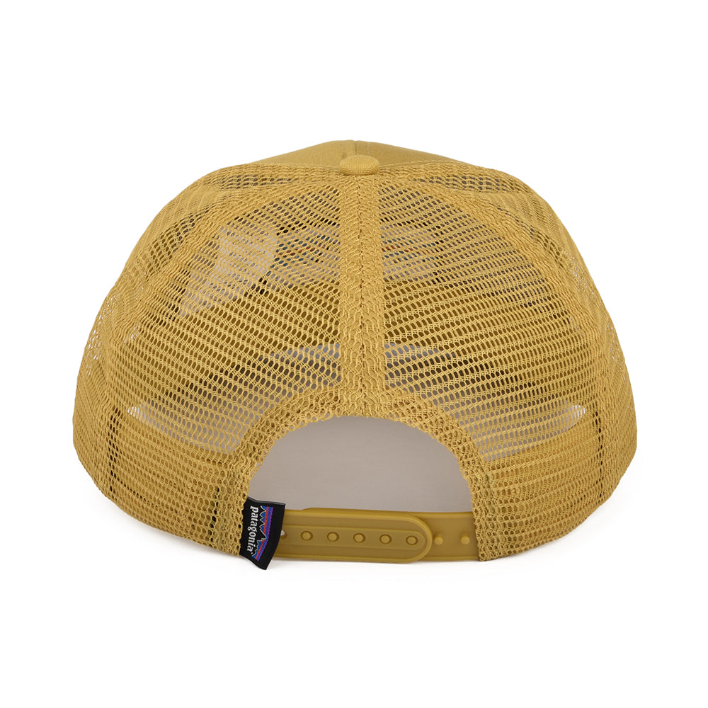 Patagonia Hats P-6 Logo Organic Cotton Trucker Cap - Mustard