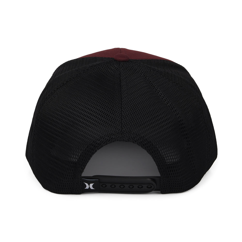 Hurley Hats League Flexfit Trucker Cap - Burgundy-Black