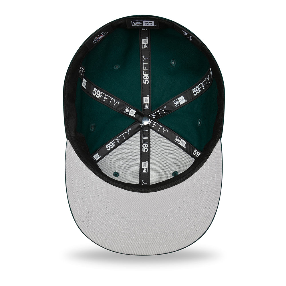 New Era 59FIFTY New York Yankees Baseball Cap - MLB League Essential - Dark Green-Black