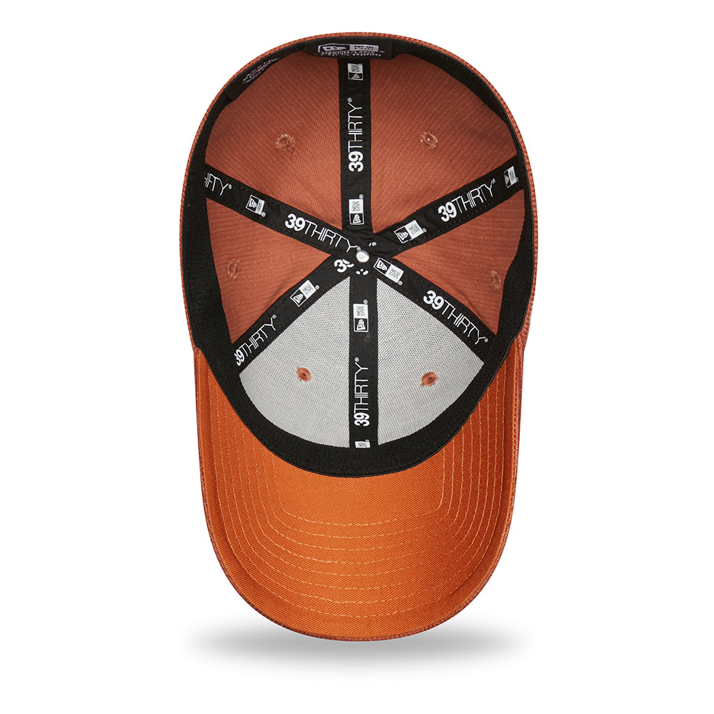 New Era 39THIRTY New York Yankees Baseball Cap - MLB Cord - Rust-White