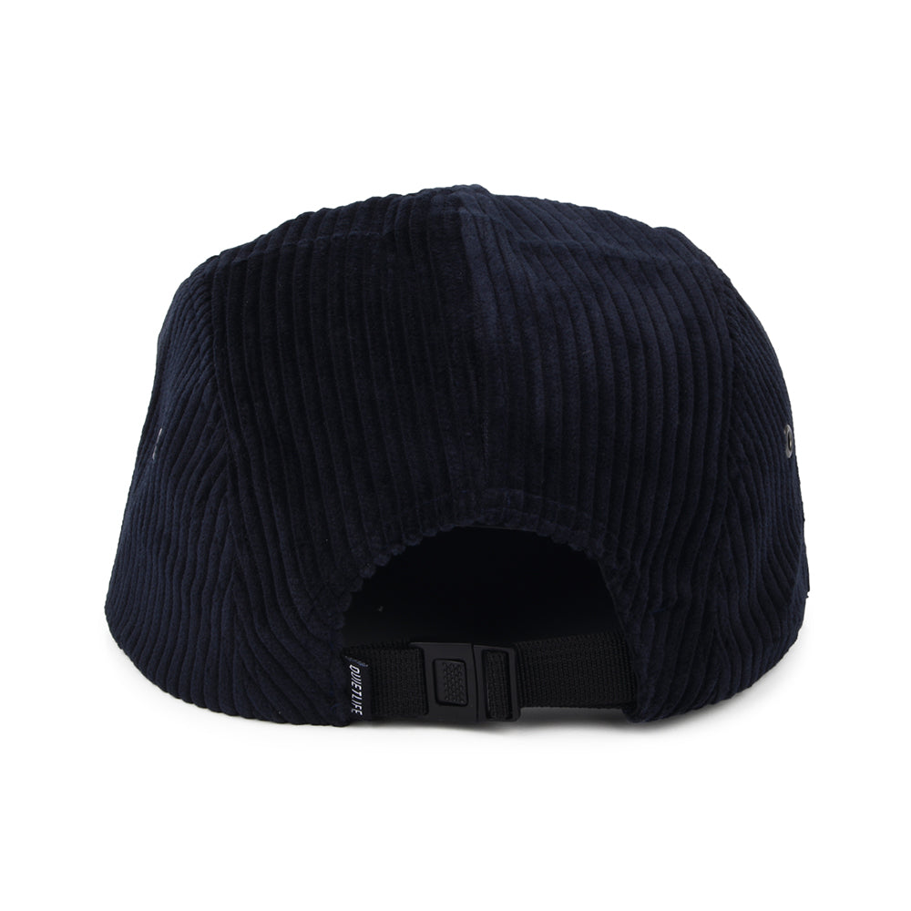The Quiet Life Hats Chunky Cord 5 Panel Cap - Navy Blue