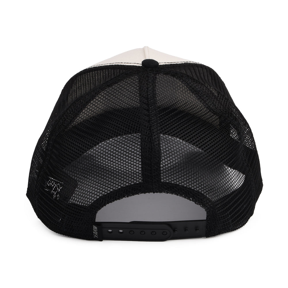 Goorin Cash Cow Trucker Cap - White-Black