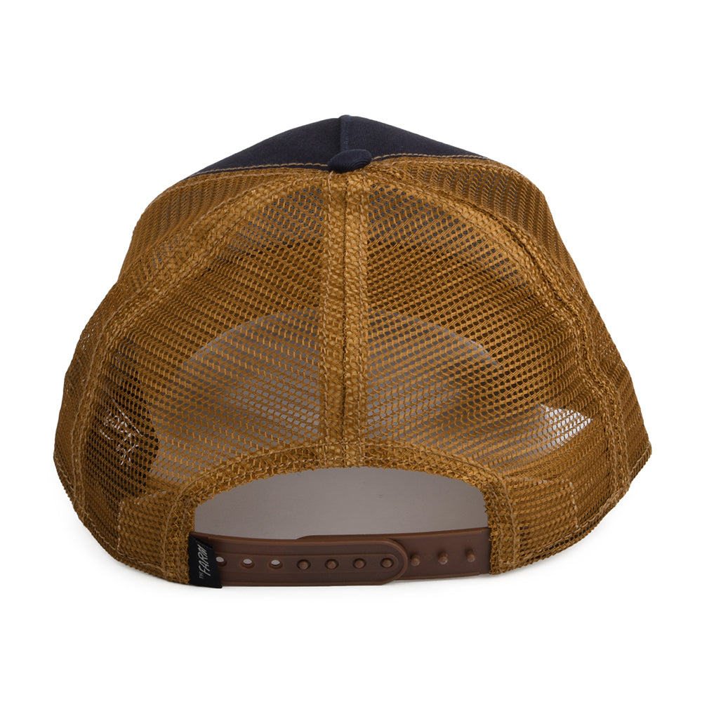 Goorin Goat Trucker Cap - Navy Blue