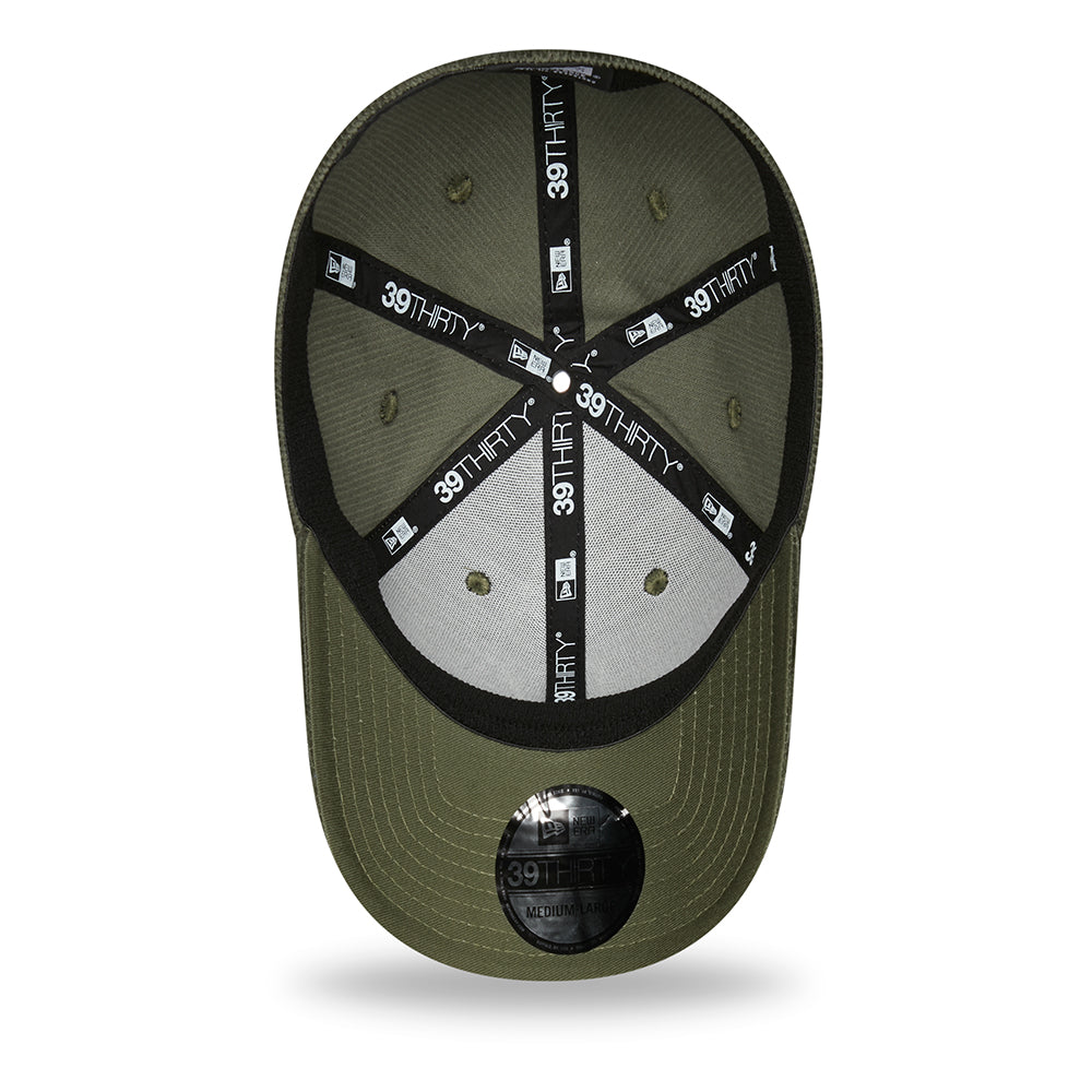 New Era 39THIRTY L.A. Dodgers Baseball Cap - MLB Corduroy - Olive