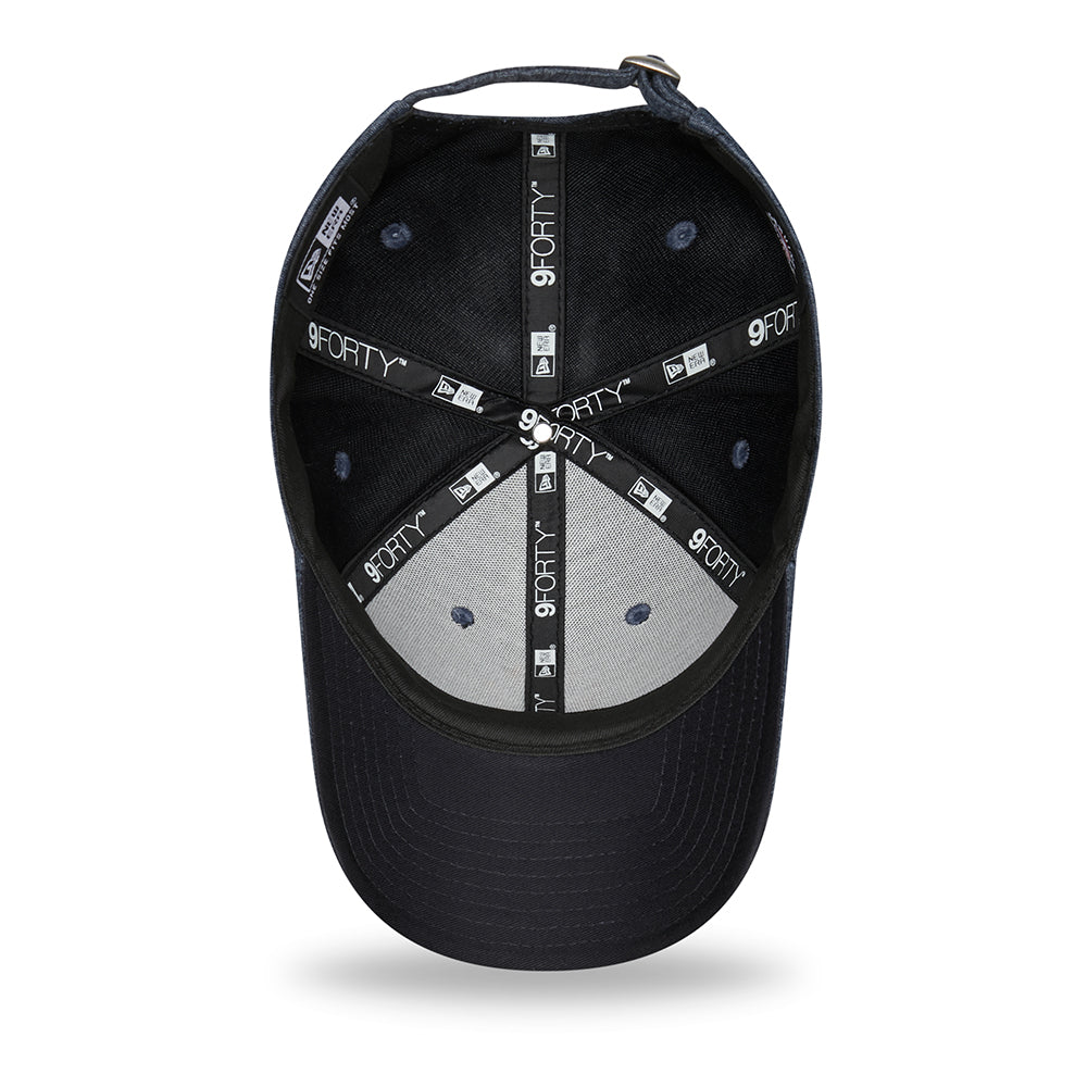 New Era 9FORTY New York Yankees Baseball Cap - MLB Jersey Essential - Navy Heather-Red