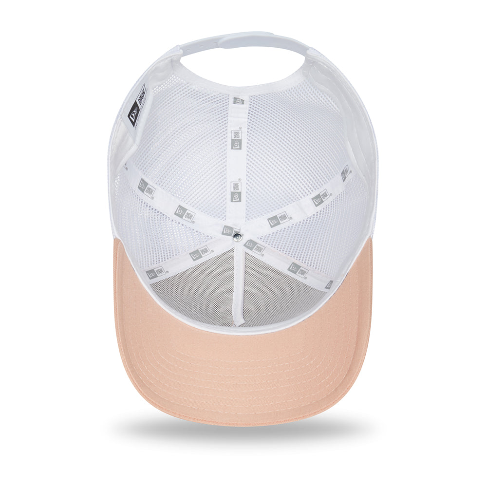 New Era 9FORTY New Mexico A-Frame Trucker Cap - NE Location - Blush