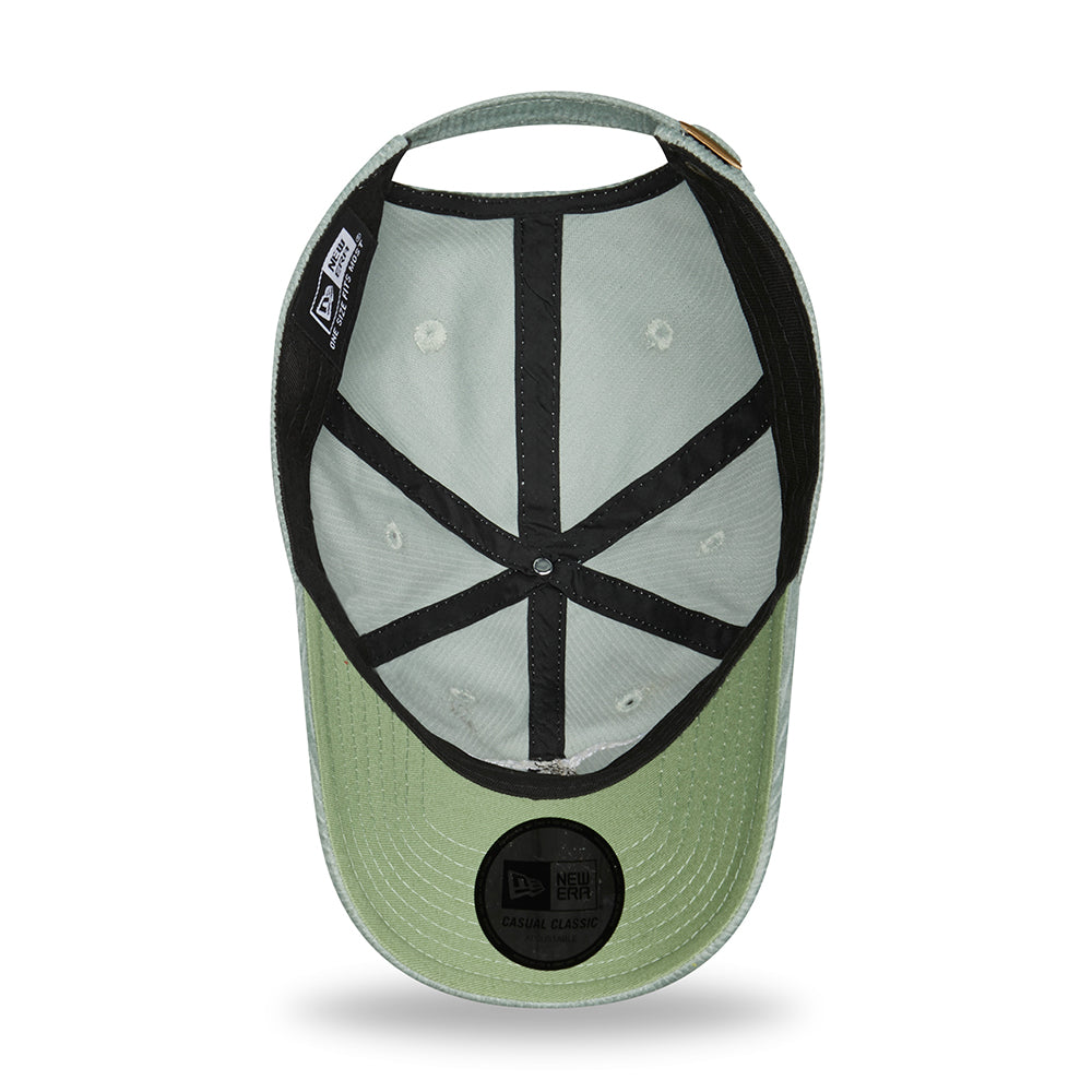 New Era 9TWENTY Duck Corduroy Baseball Cap - Wildlife Casual Classic - Jade