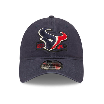 New Era 9TWENTY Houston Texans Baseball Cap - NFL Sideline On Field - Navy Blue