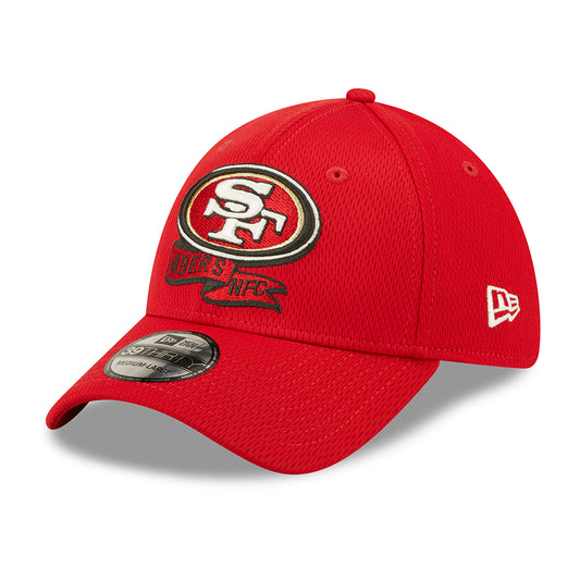 New Era 39THIRTY San Francisco 49ers Baseball Cap - NFL Sideline On Field - Red
