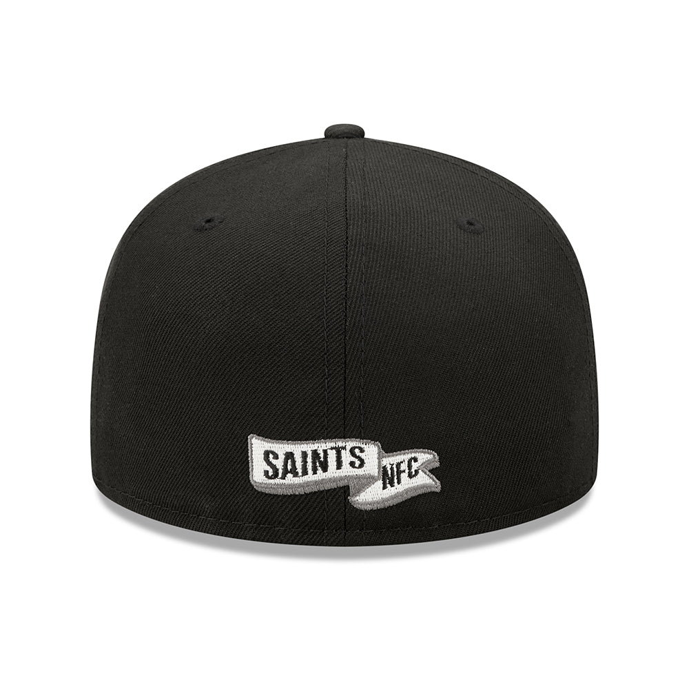 New Era 59FIFTY New Orleans Saints Baseball Cap - NFL Sideline Historic - Black