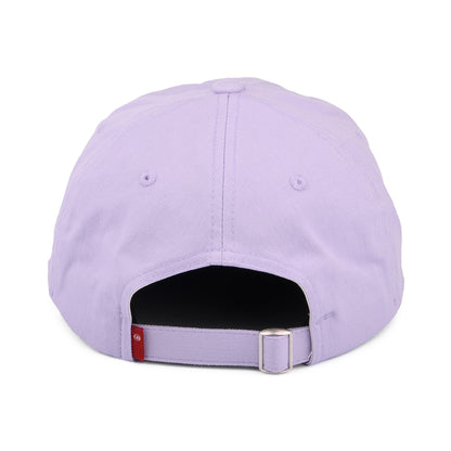 Levi's Hats Womens Mid Batwing Flexfit Baseball Cap With Blank Tab - Light Purple