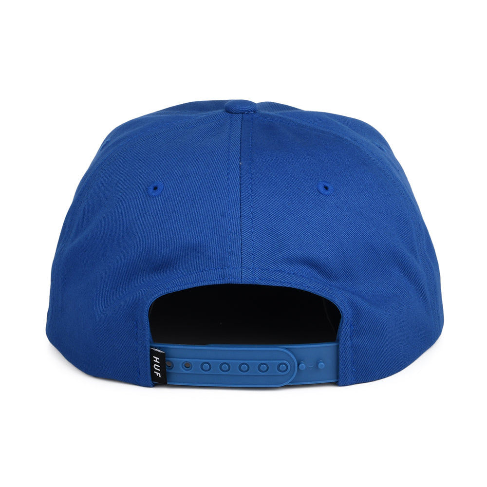 HUF Box Logo Unstructured Snapback Cap - Cobalt