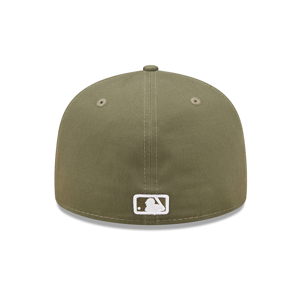 New Era 59FIFTY L.A. Dodgers Baseball Cap - MLB Team Outline - Olive