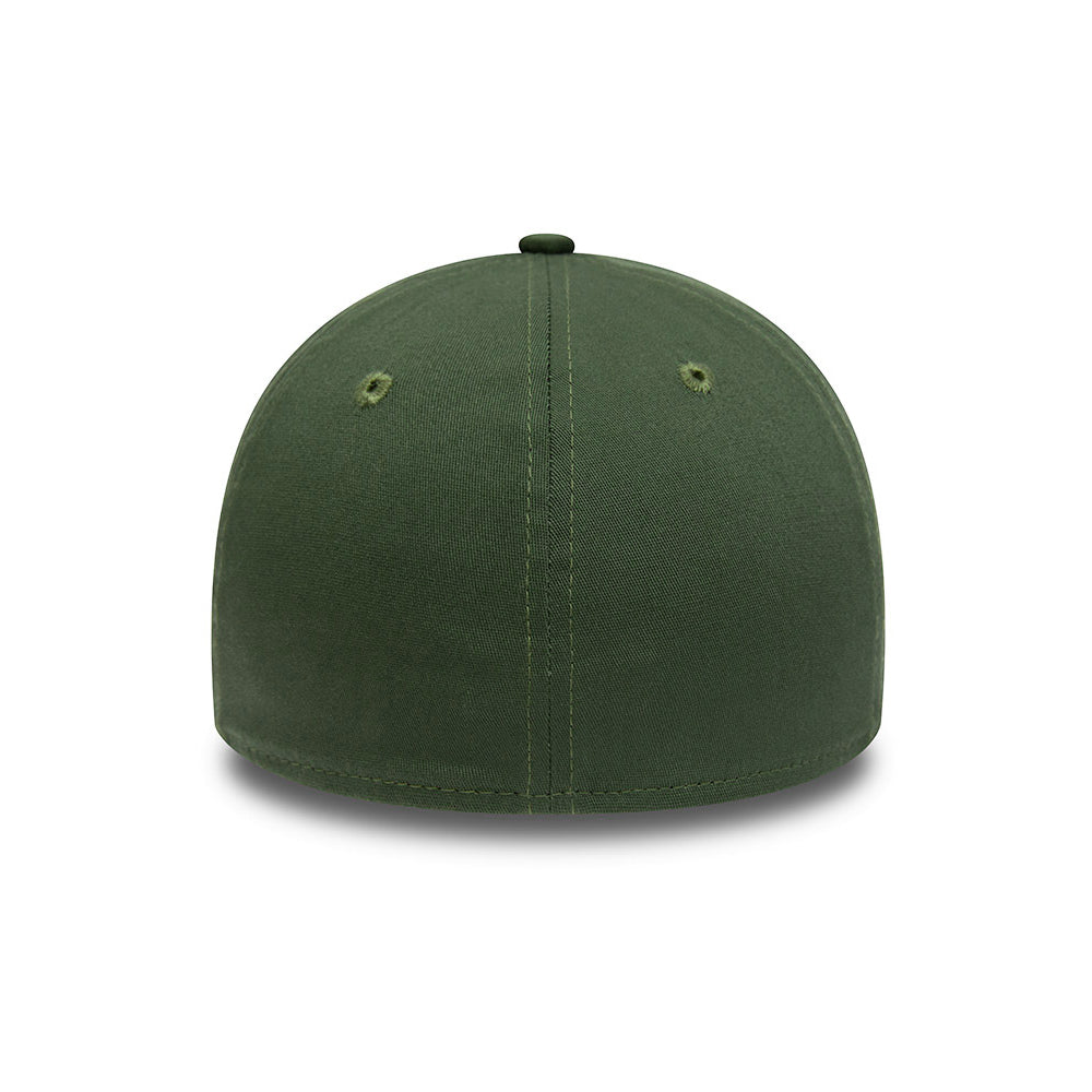 New Era 39THIRTY New York Yankees Baseball Cap - MLB League Essential - Olive On Olive