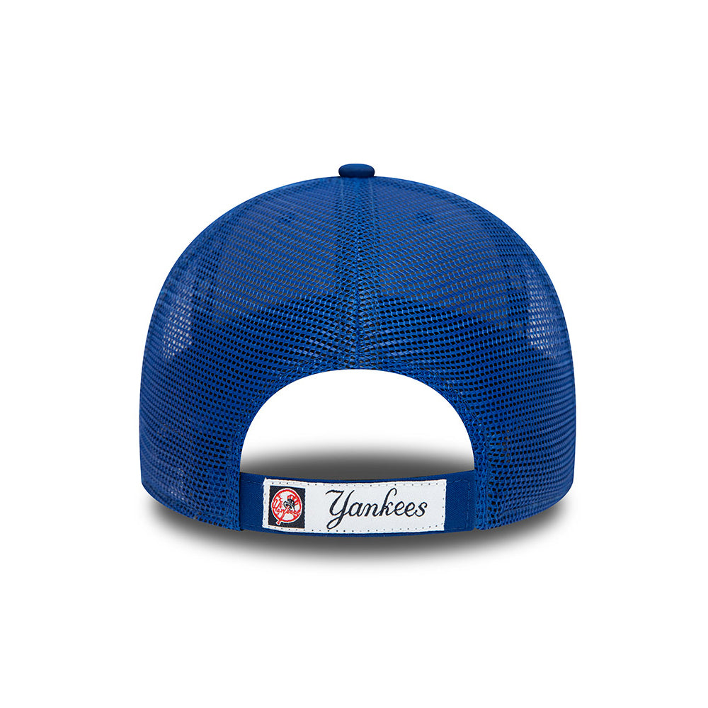 New Era 9FORTY New York Yankees Trucker Cap - MLB Home Field - Royal Blue-White