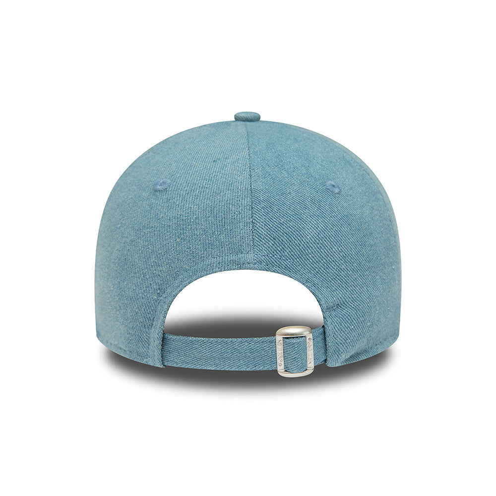 New Era Womens 9FORTY New York Yankees Baseball Cap - MLB Denim - Blue-White