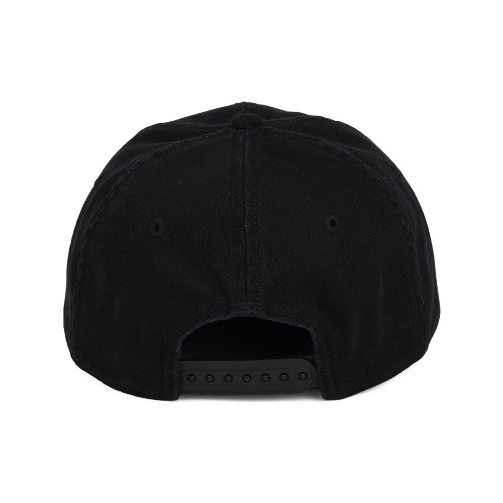 Carhartt WIP Hats Dunes Washed Cotton Canvas Snapback Cap - Black