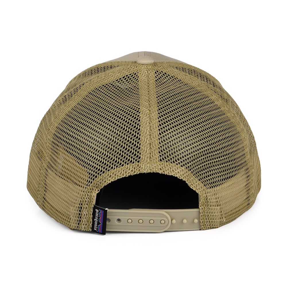 Patagonia Hats P-6 Logo Organic Cotton Trucker Cap - Tan