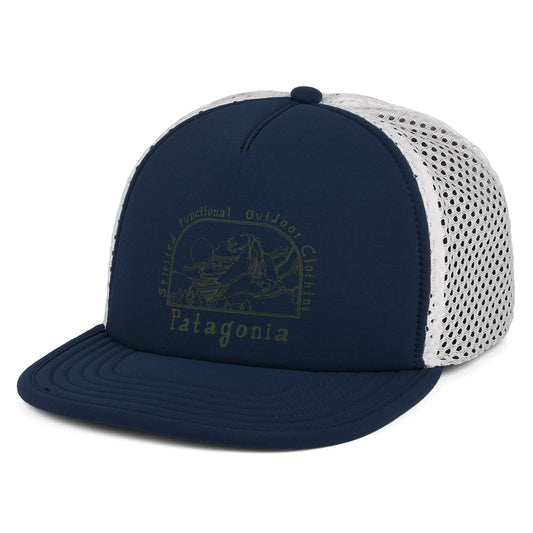 Patagonia Hats Lost And Found Duckbill Recycled Trucker Cap - Dark Blue
