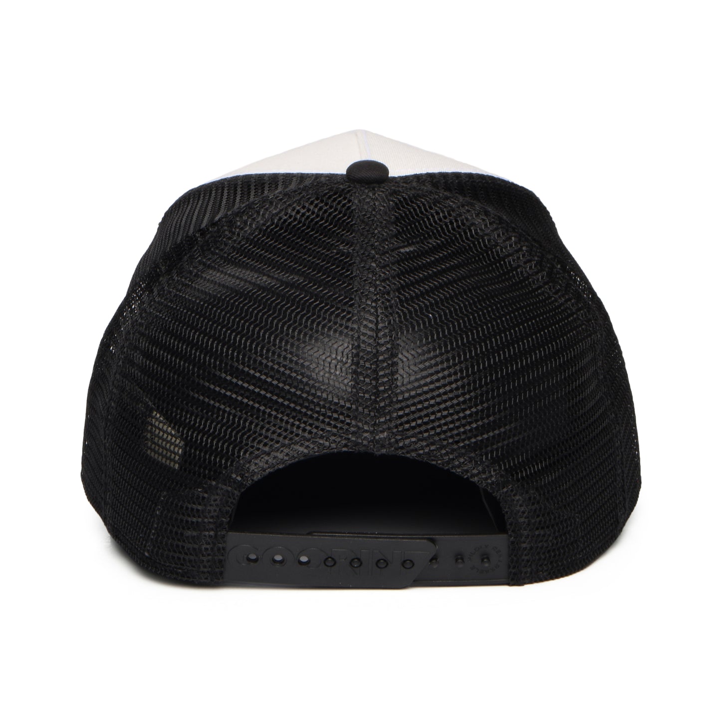 Goorin King Lion Trucker Cap - White-Black