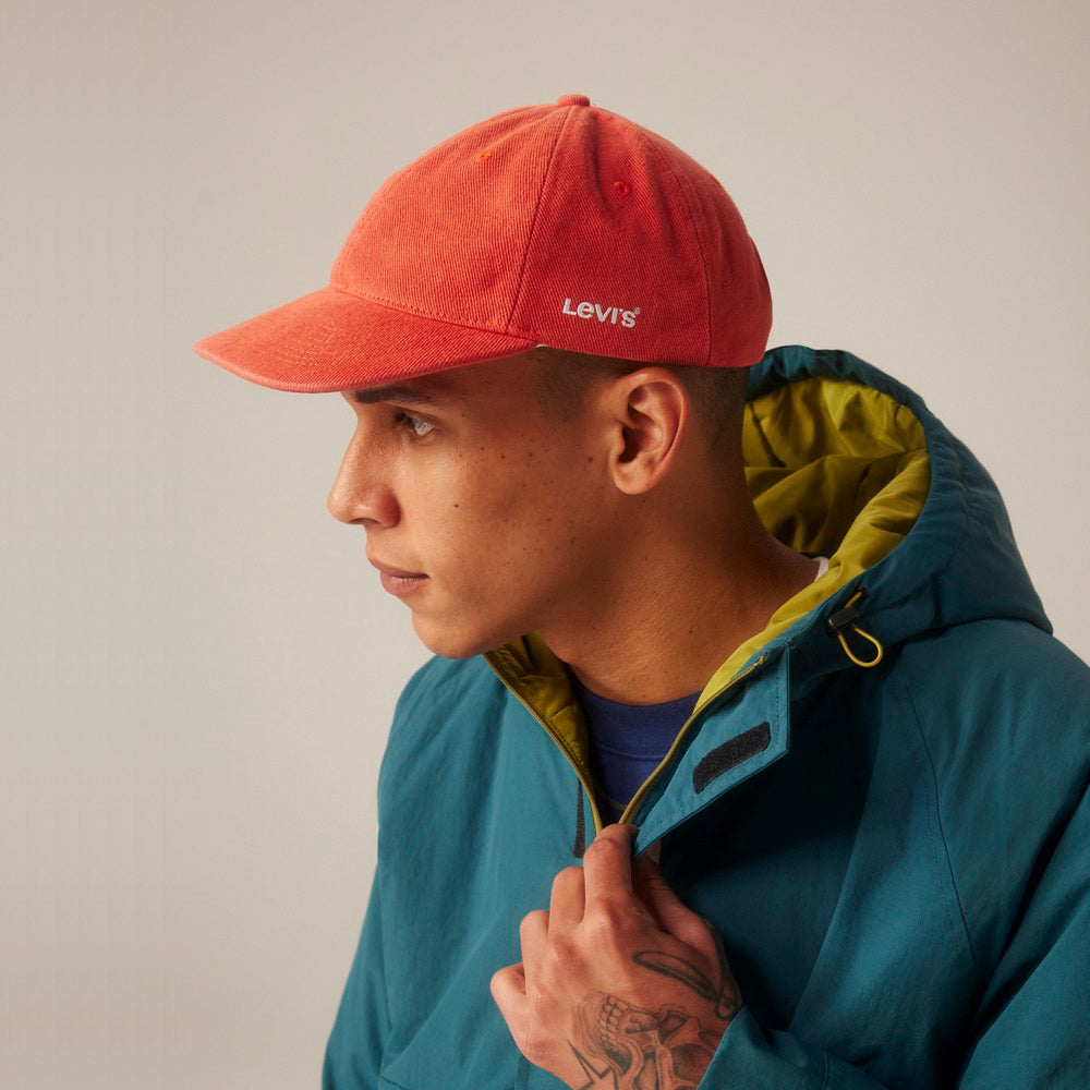 Levi's Hats Essential Denim Baseball Cap - Dark Orange