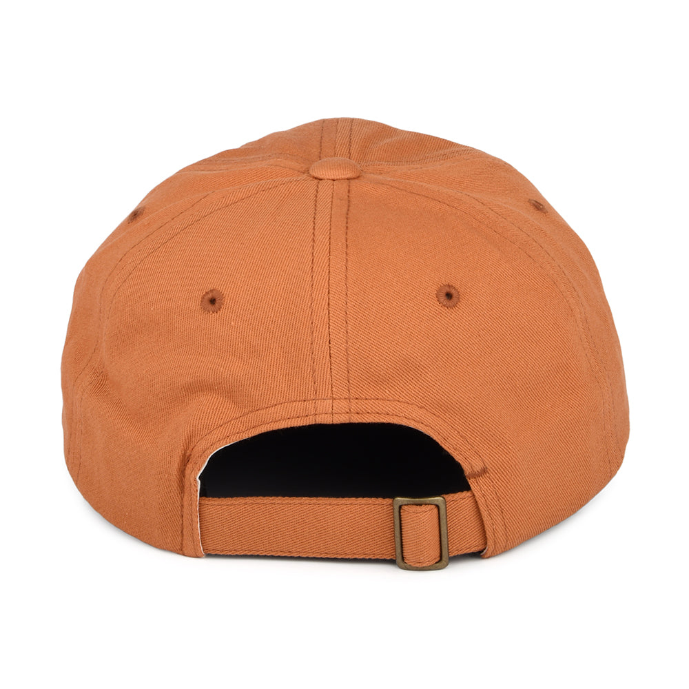 Brixton Hats Alpha LP Cotton Baseball Cap - Washed Orange