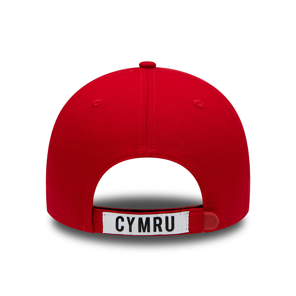 New Era 9FORTY Football Association of Wales Baseball Cap - Core - Scarlet-Green