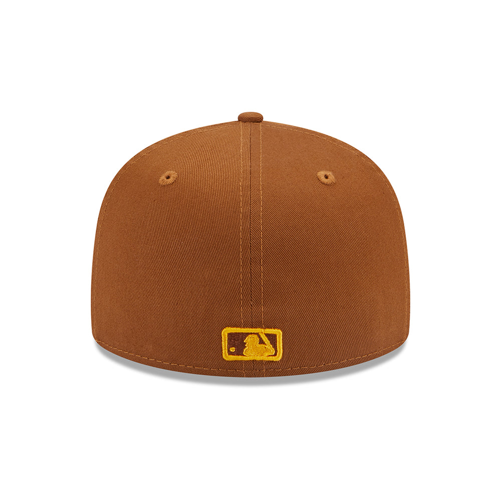 New Era 59FIFTY New York Yankees Baseball Cap - MLB League Essential - Toffee-Yellow