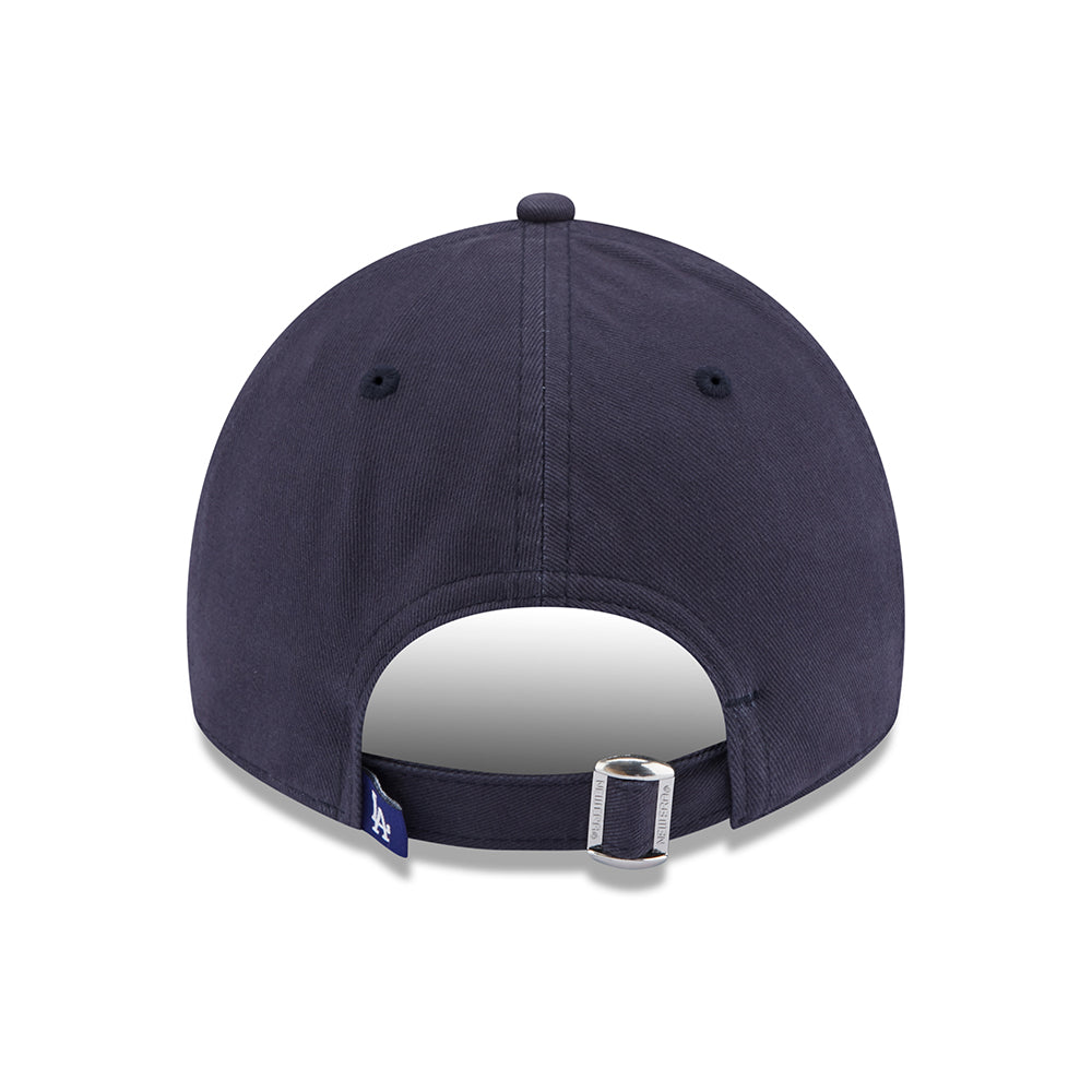 New Era 9TWENTY L.A. Dodgers Baseball Cap - MLB Team Script - Navy-White